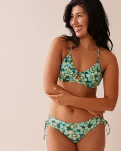 Clearance Recycled Fibers Bralette Bikini Top A Splashing Escape|Eco-conscious Swimwear