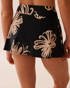 Online High Waist Skirt Bikini Bottom On Neutral Ground|Bottoms