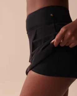 Clearance Mesh Skirt Bikini Bottom Always So Chic|Black Swimwear