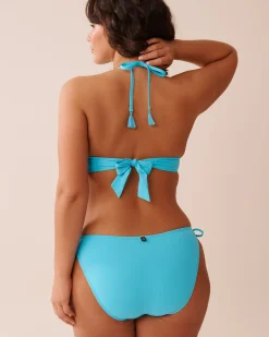 Online Recycled Fibers Criss-Cross Triangle Bikini Top A Splashing Escape|Tops