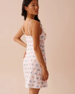 Sale Chicken Print Super Soft Nightie The Peachy Dream Collection|Nightshirts