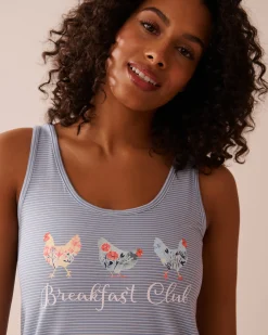 Clearance Chicken Print Super Soft Cami The Peachy Dream Collection|Tops