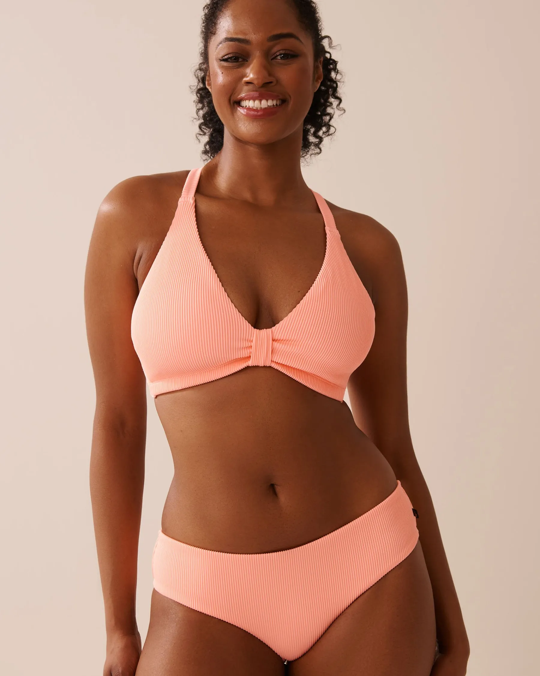 Ribbed Hipster Bikini Bottom Texture Play|Summer Romance