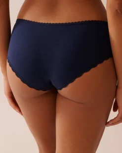 Discount Cotton and Lace Detail Hiphugger Panty Cotton Panties|Hiphugger