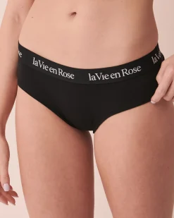 New Cotton and Logo Elastic Band Hiphugger Panty Hiphugger