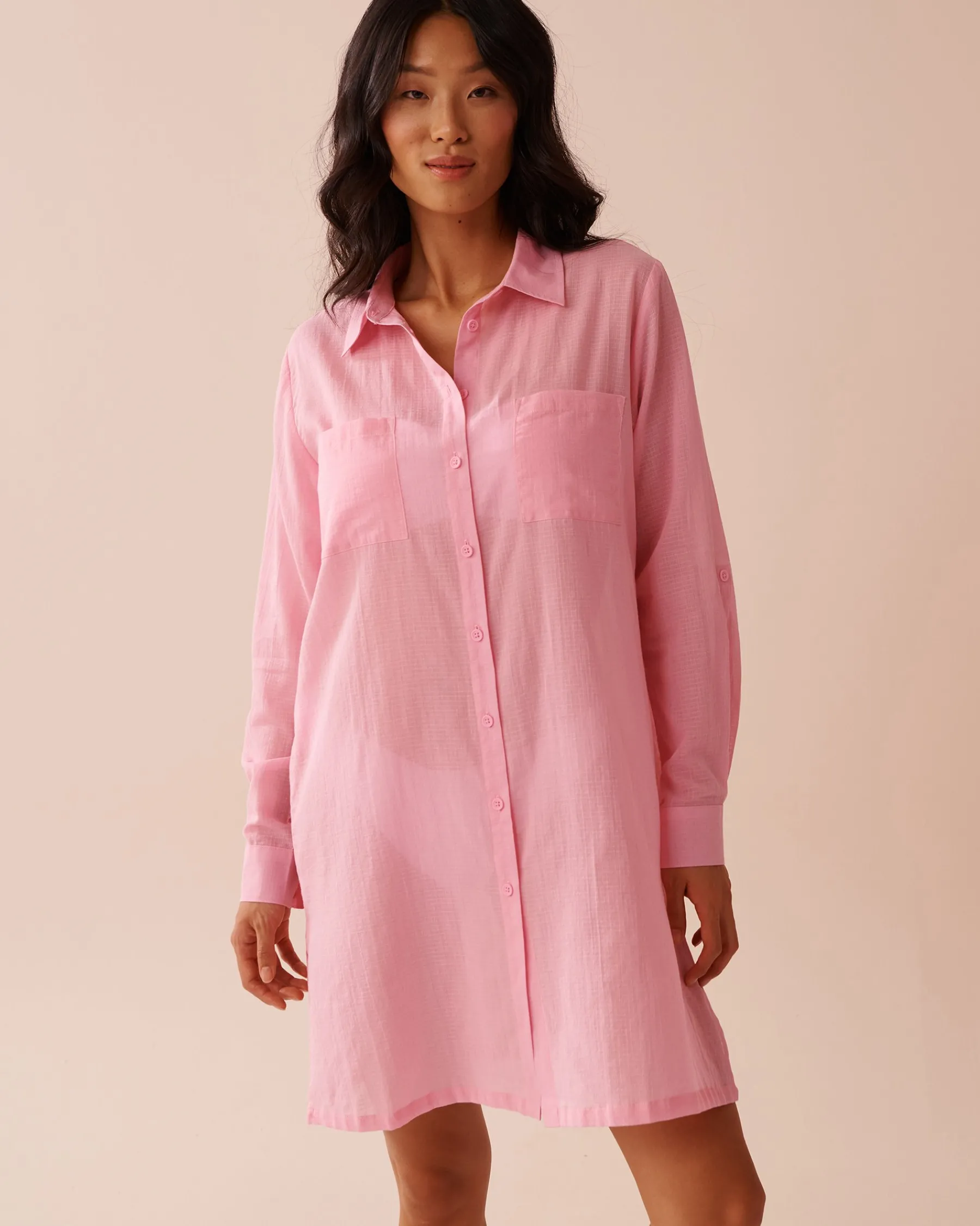 Sale Cotton Long Shirt Beachwear