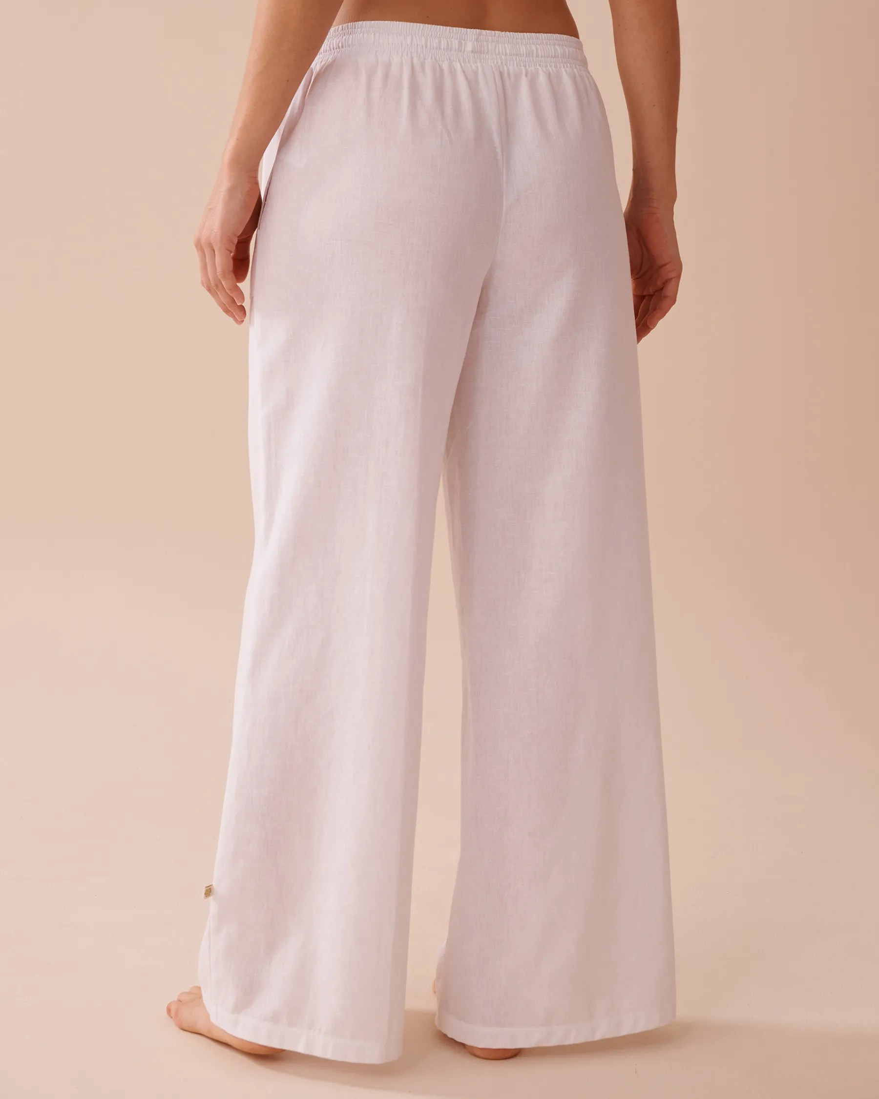Clearance Cotton-Linen Blend Wide Leg Pants Always So Chic|Beachwear
