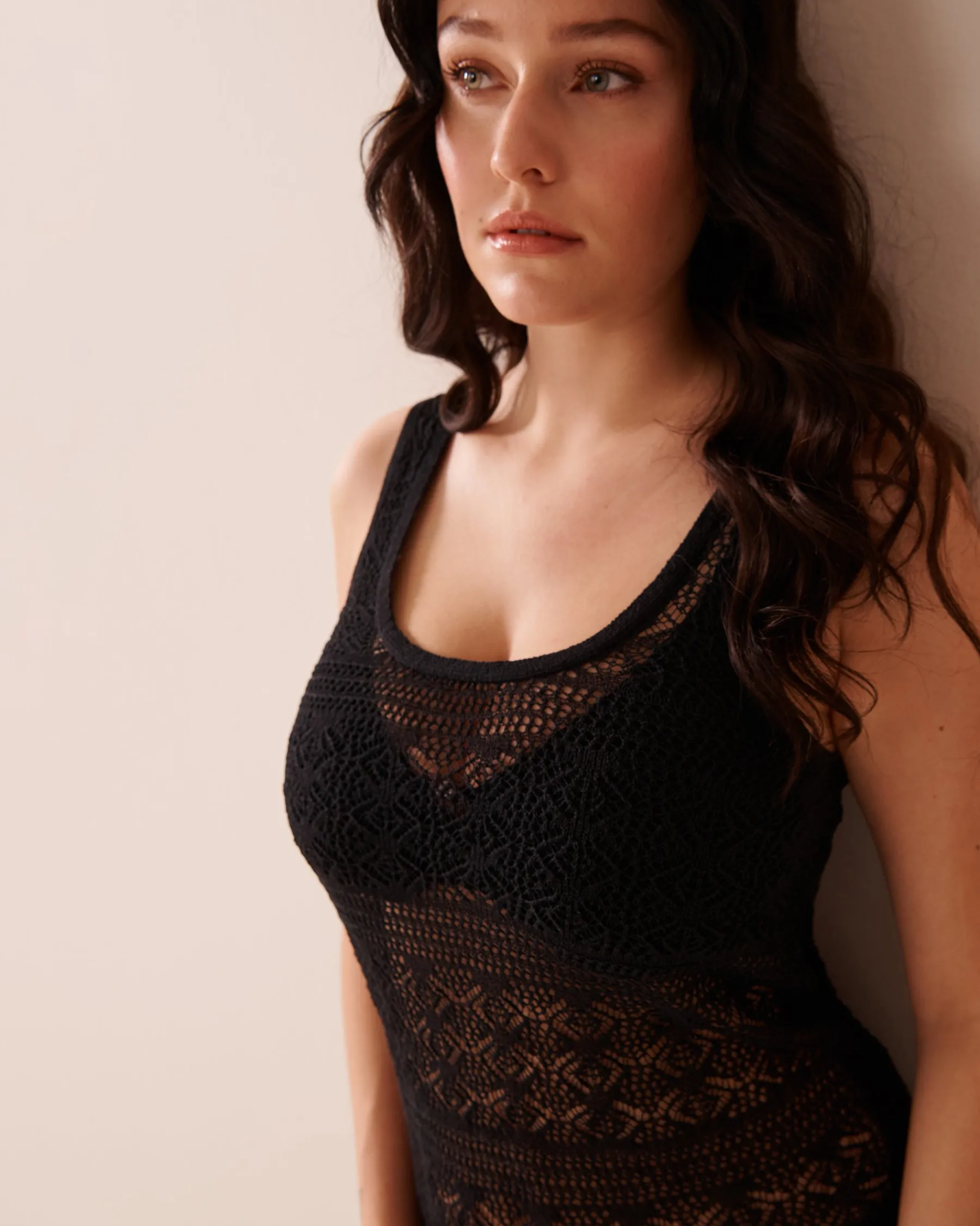 Hot Crochet Sleeveless Dress Always So Chic|Texture Play