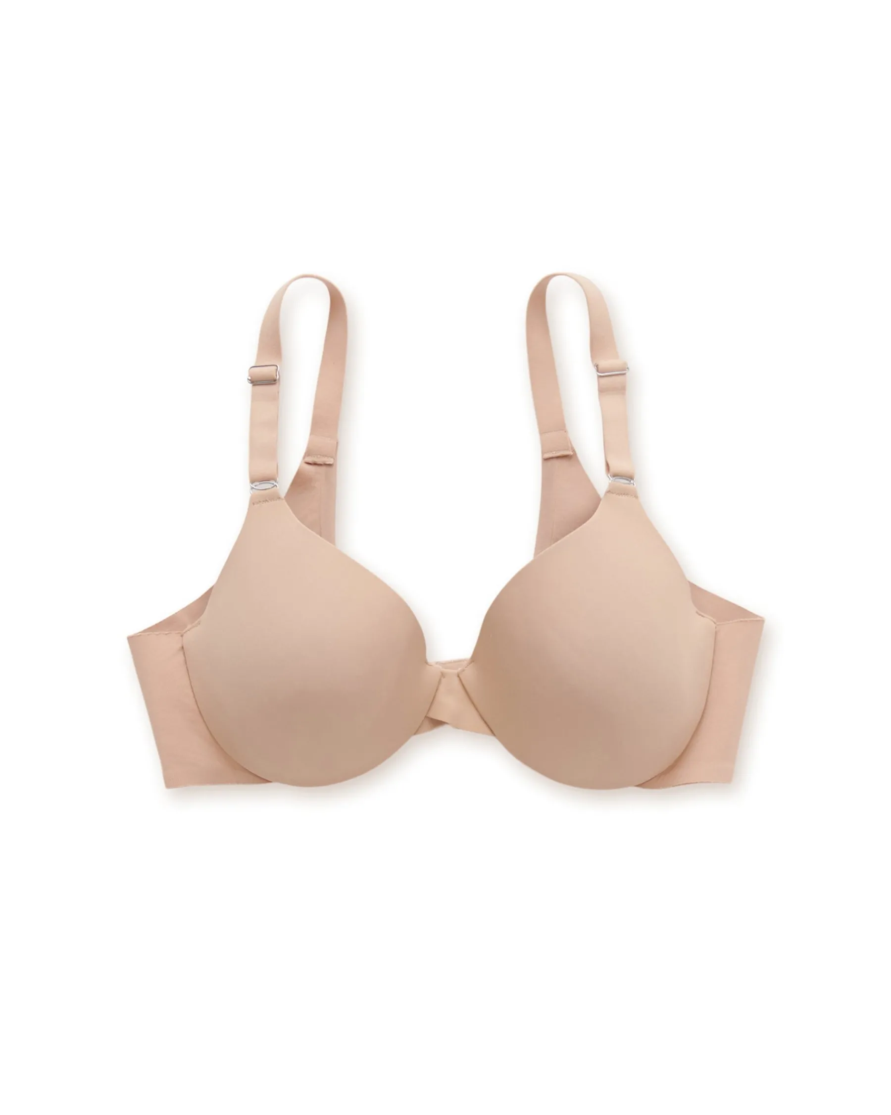 Hot Lightly Lined Sleek Back Bra T-shirt Bras|Full Coverage