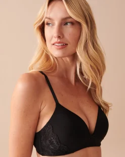 Lightly Lined Wireless Bra Demi Cup|Wireless