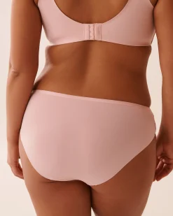 Online Microfiber and Mesh Sleek Back Bikini Panty Bikini