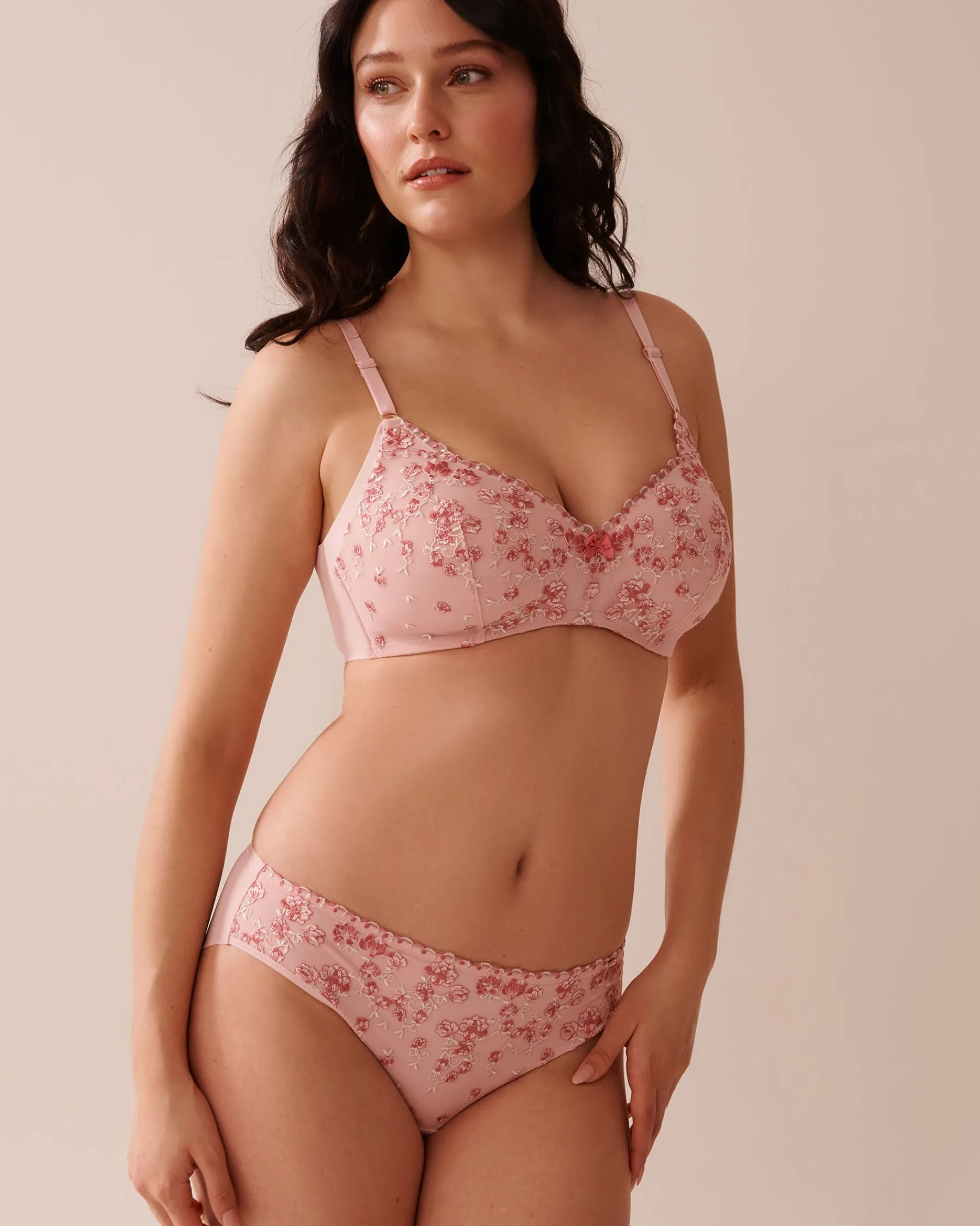 Online Microfiber and Mesh Sleek Back Bikini Panty Bikini