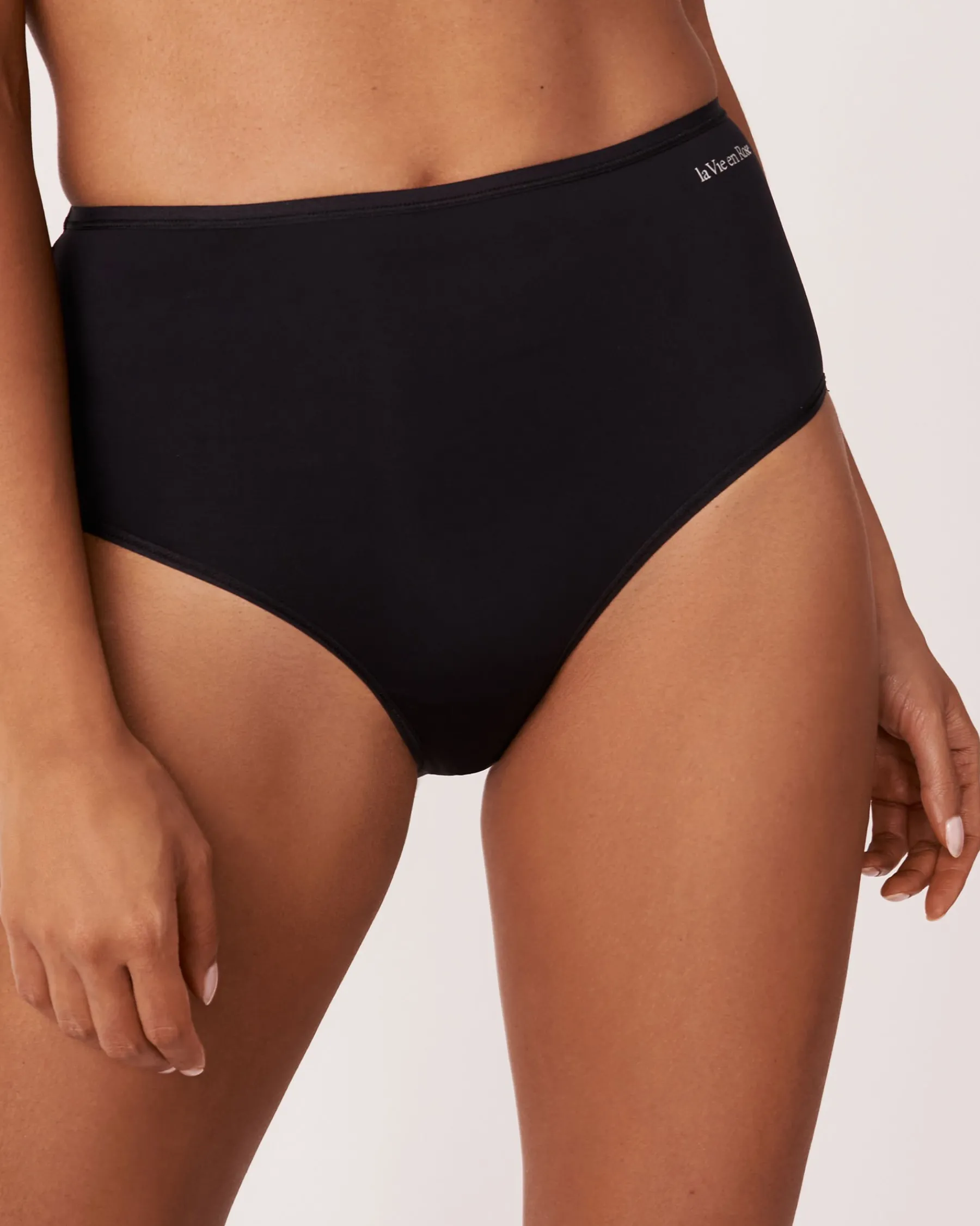 Hot Microfiber Sleek Back High Waist Bikini Panty High Waist|Bikini