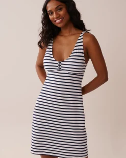 Best Nautical Stripe Super Soft Nightie The Peachy Dream Collection|Nightshirts