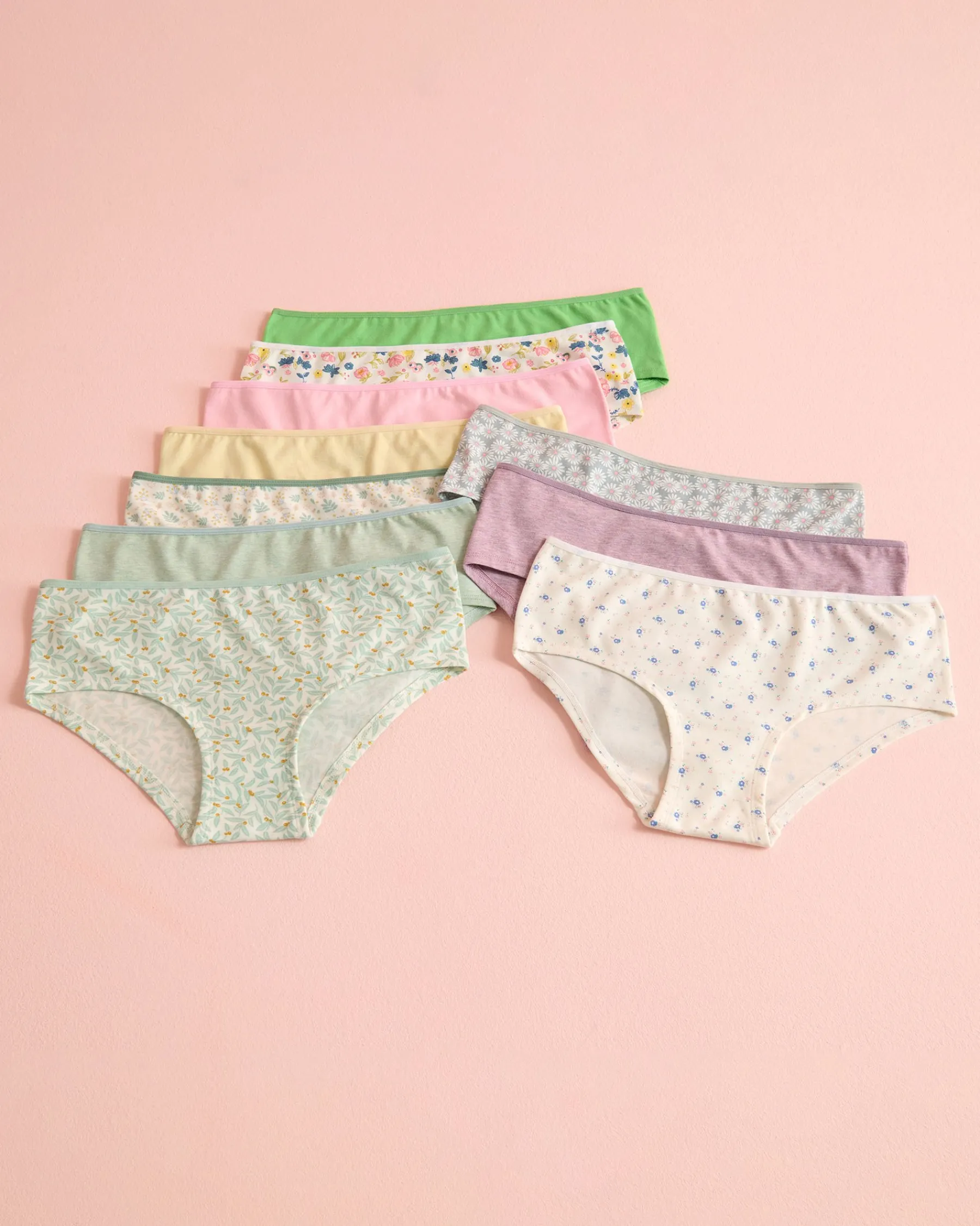 Sale 10-Pack Cotton Hiphugger Panty Panty Packs|Cotton Panties