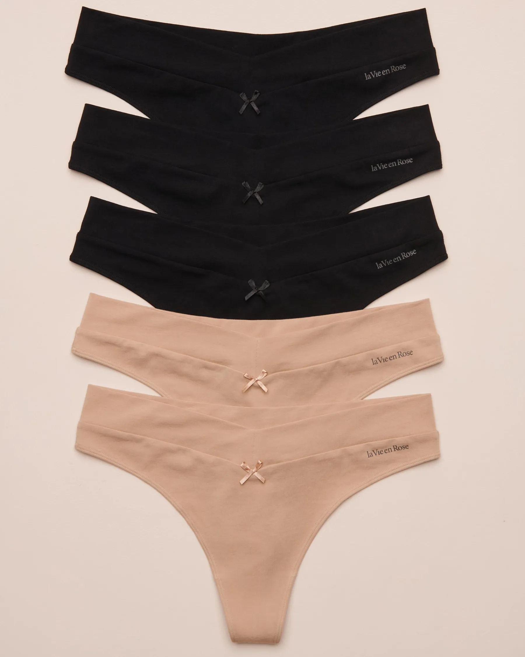 Sale 5-Pack Cotton Thong Panty Panty Packs|Cotton Panties