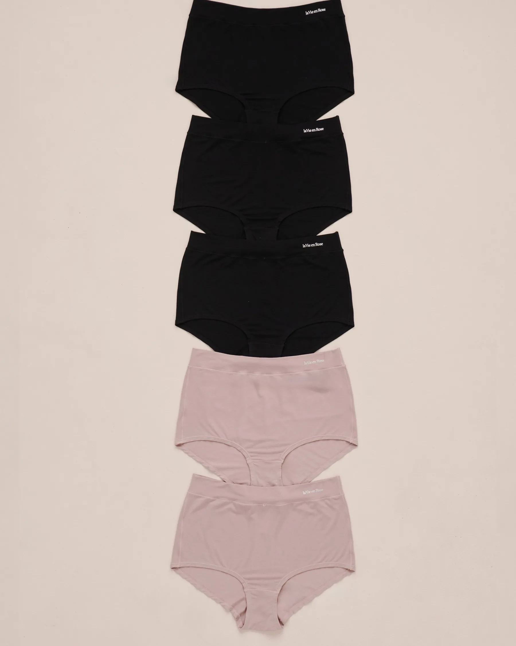 Hot 5-Pack Modal High Waist Hiphugger Panty Panty Packs|High Waist