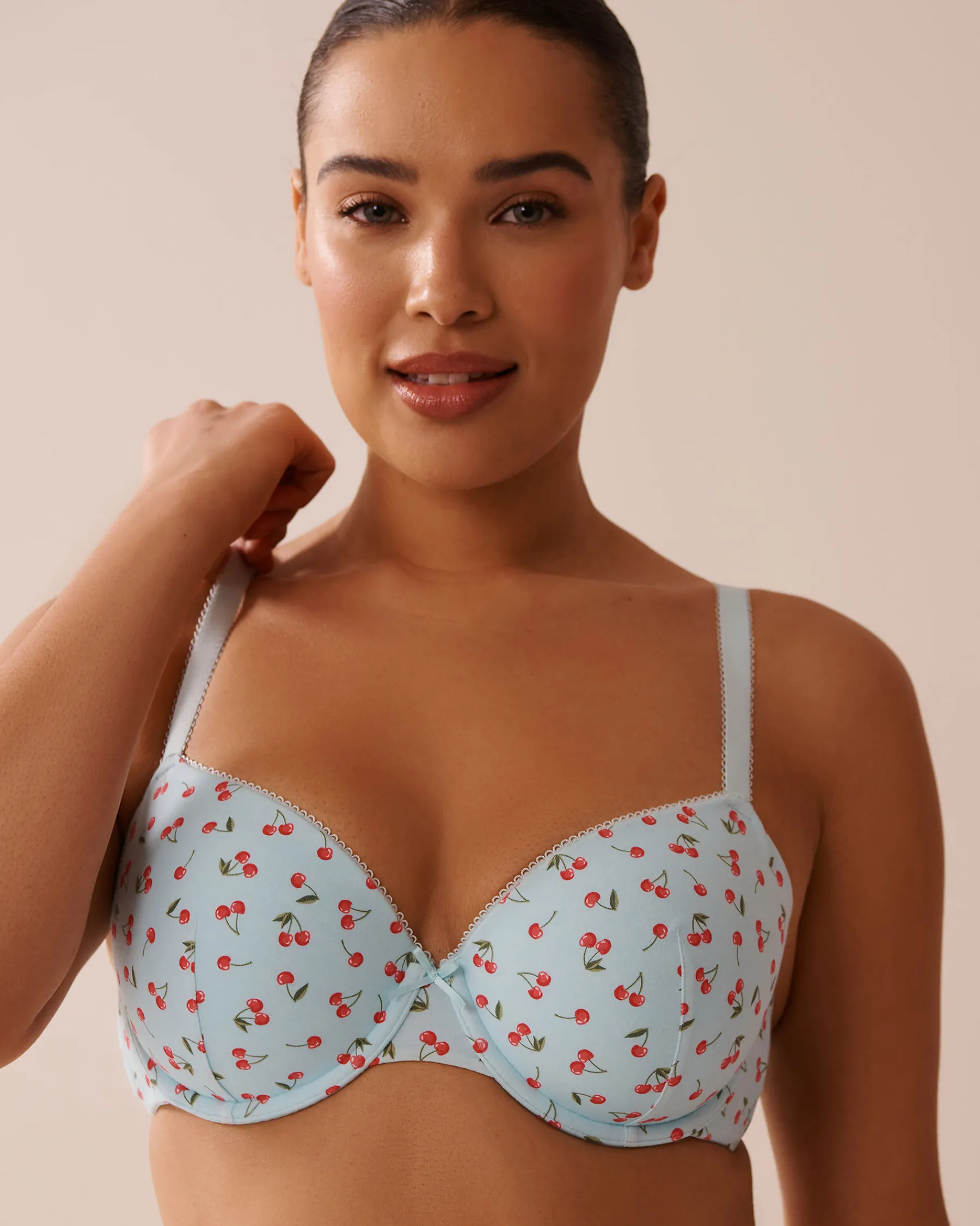Clearance Push-up Demi Cotton Bra T-shirt Bras|Demi Cup