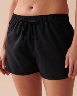 Online Recycled Fiberts Shorts Always So Chic|Black Swimwear