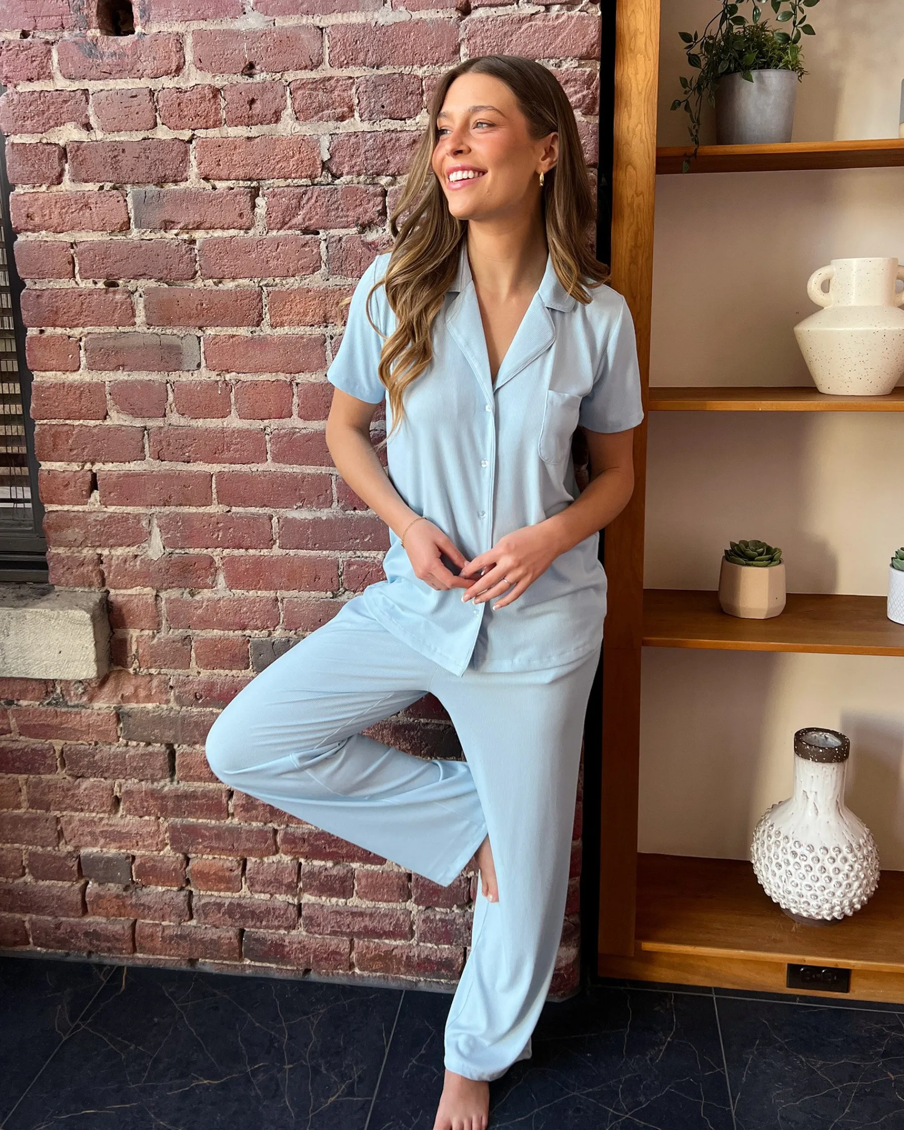 Discount Ribbed Modal Pants Modal Pajamas|Bottoms