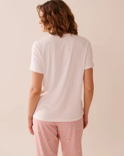 Clearance Seagull Print Super Soft T-shirt The Peachy Dream Collection|Tops