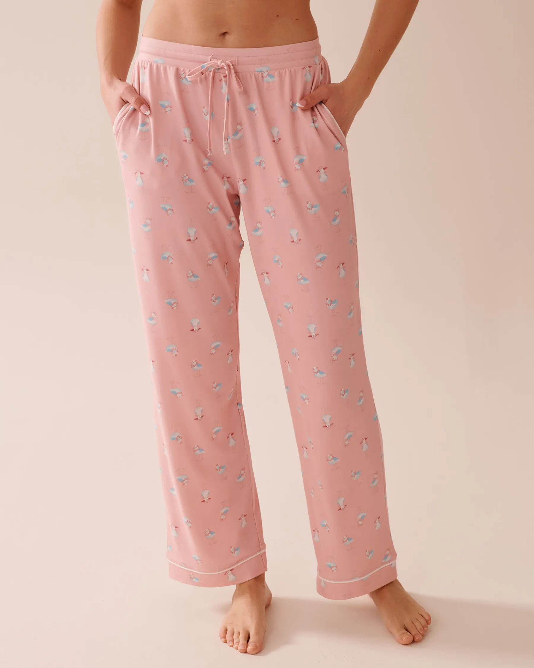 Best Seagull Print Super Soft Pajama Pants The Peachy Dream Collection|Bottoms
