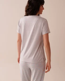 Outlet Seashell Print Super Soft T-shirt The Peachy Dream Collection|Tops