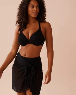 Discount Short Mesh Pareo Always So Chic|Black Swimwear