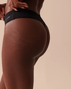 Hot Super Soft Lace Trim Thong Panty The Peachy Dream Collection|Thong