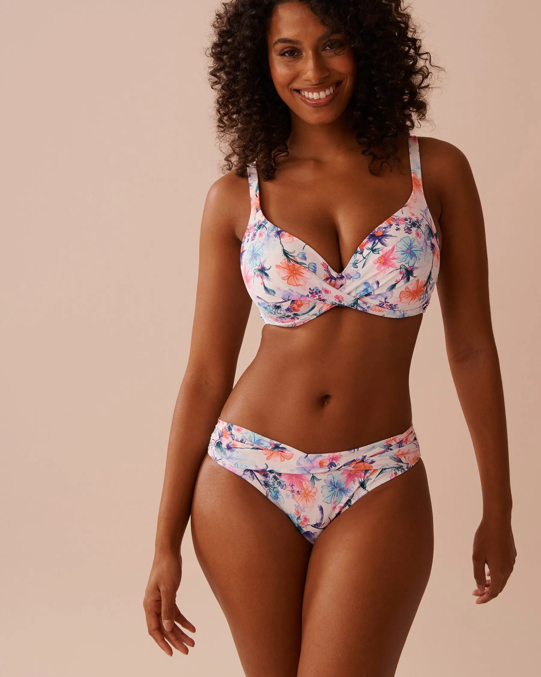 New WATERCOLOR Brazilian Bikini Bottom Bottoms